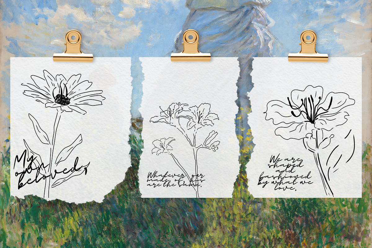 Wildflower Ink Atelier, a Decorative Illustration by The Journey Atelier (Photo 8 of 19)