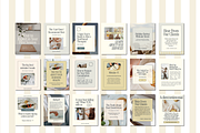60 Canva Nutrition IG Post Templates, a Marketing Template by Solana Creative Co. (Thumbnail 2 of 6)