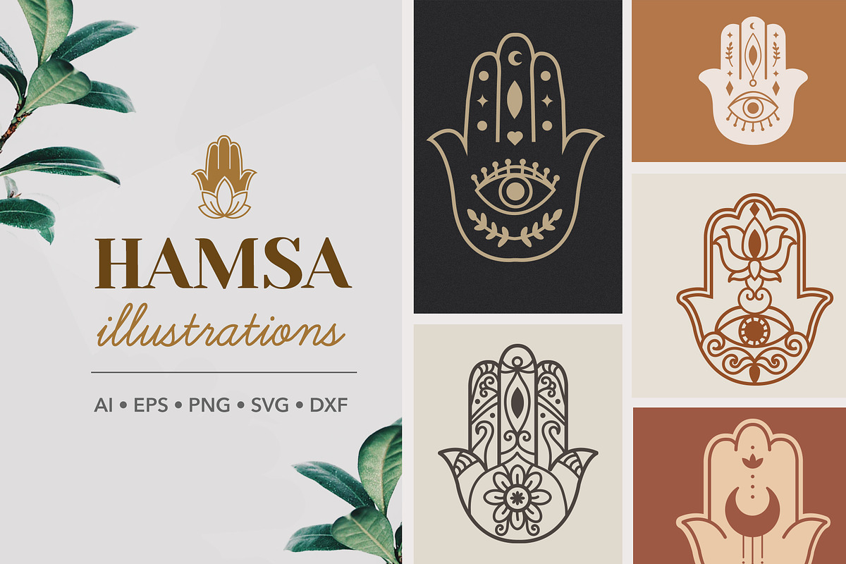 21 Hamsa Illustrations, an Illustration by Oh so Lively (Photo 1 of 4)