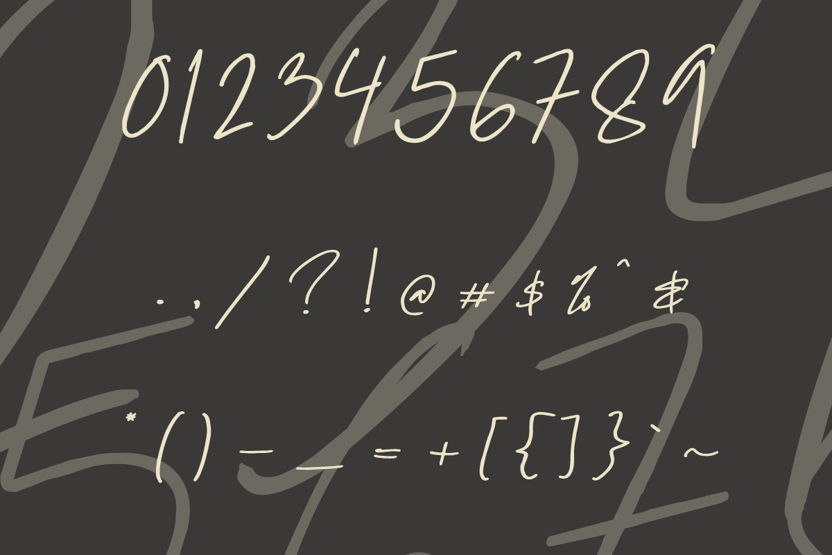 Sultry - Signature Font, a Handwritten Font by Jeff Napadow (Photo 3 of 5)