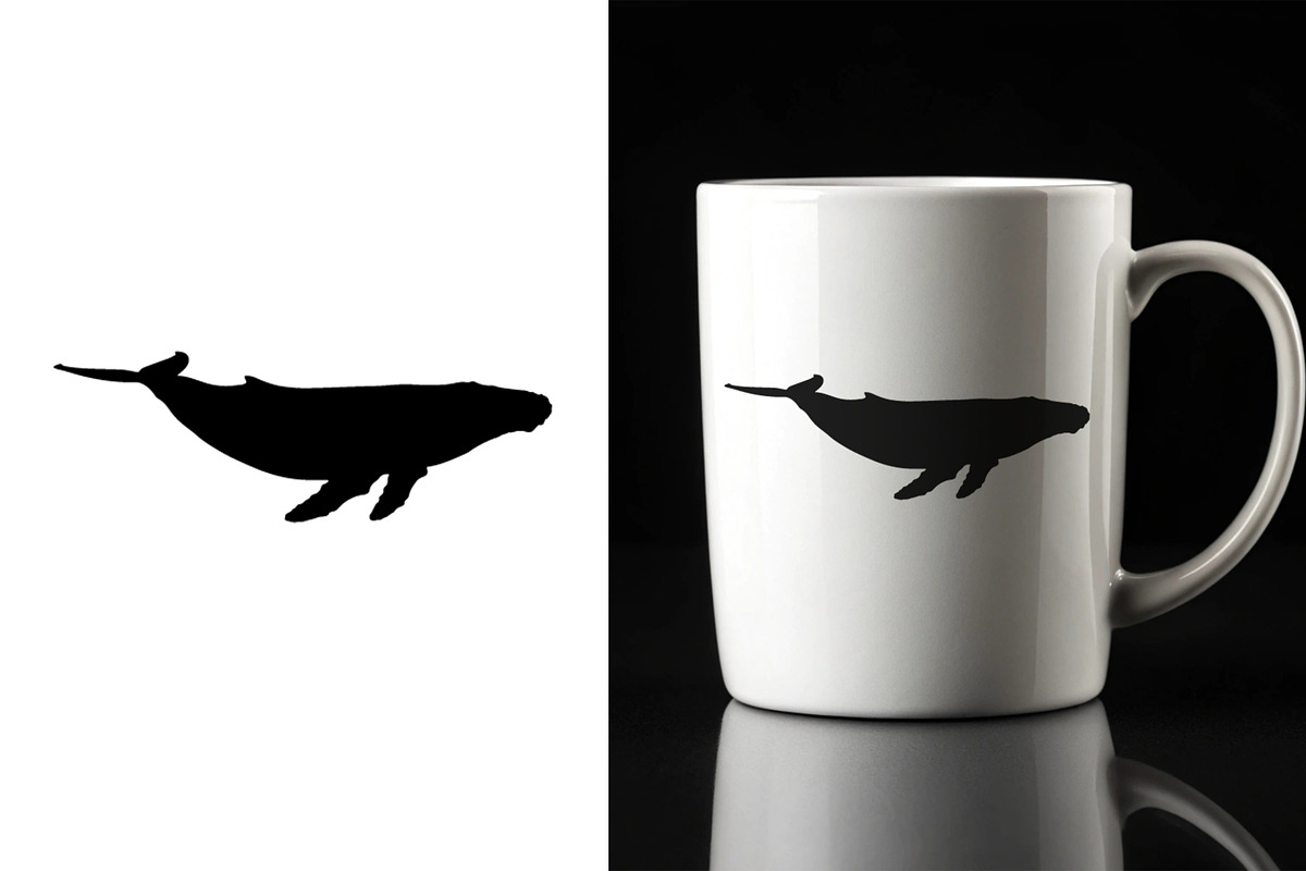 Whale Silhouette Vector Set Humpback, an Animal Illustration by Unique Design Team (Photo 2 of 5)