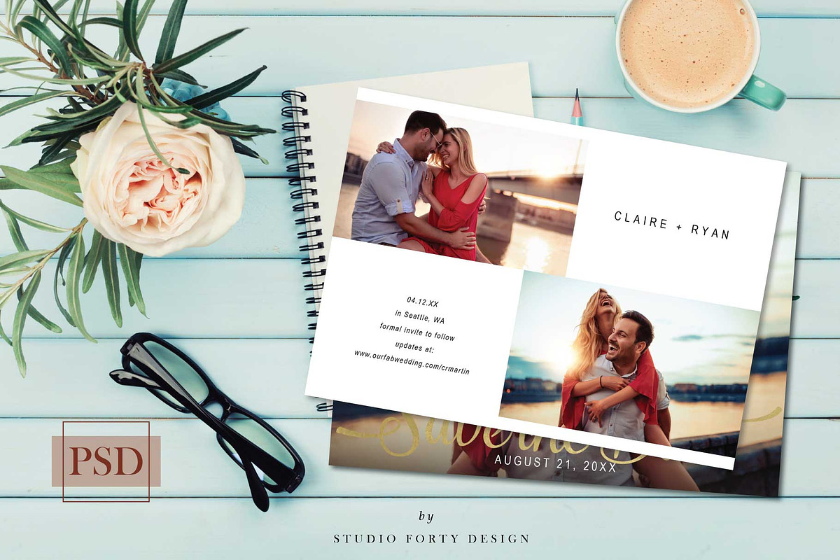 Embrace Save the Date SD104, an Invitation Template by Studio Forty Design (Photo 2 of 4)