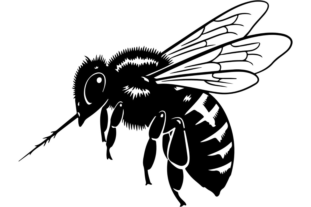 Bee Silhouette Bundle, a Background Graphic by Creativeshirt (Photo 15 of 18)