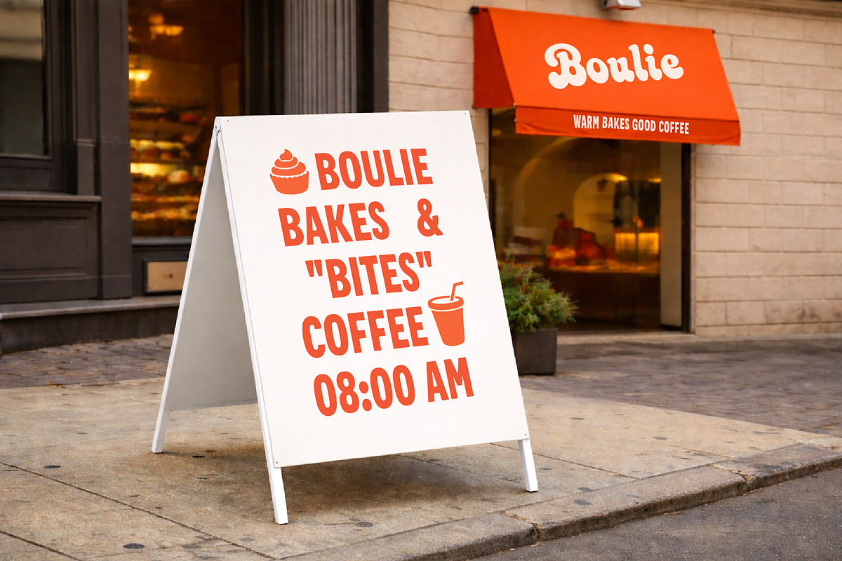 Retro Food Branding - Font Bundle, a Script Font by Edignwn Type (Photo 4 of 12)