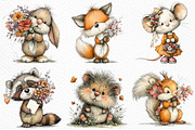 Whimsical Woodland Summer Animals, an Illustration by Craft Nest (Thumbnail 5 of 12)