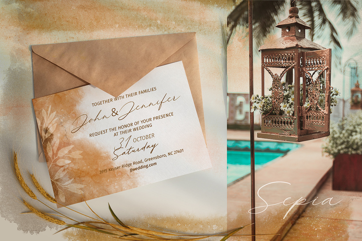Brown Watercolor Set, a Texture Graphic by LeiaSW (Photo 2 of 6)