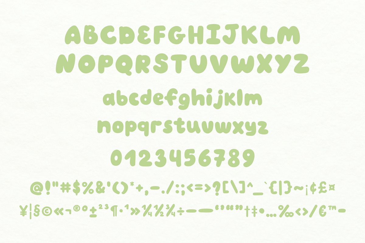 Funny Bunny playful handwritten font, a Handwritten Font by lerinartstudio (Photo 6 of 10)