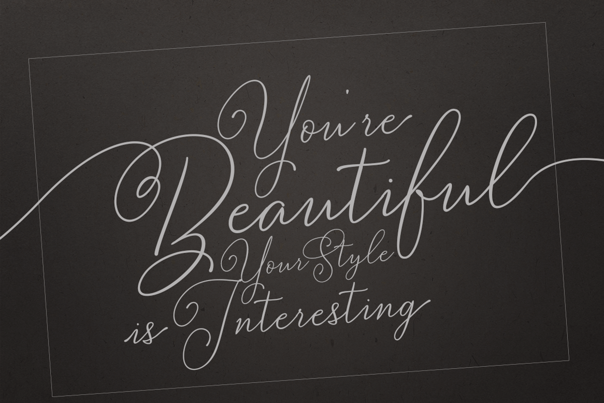 Bettylavia//Wedding Font preview 2