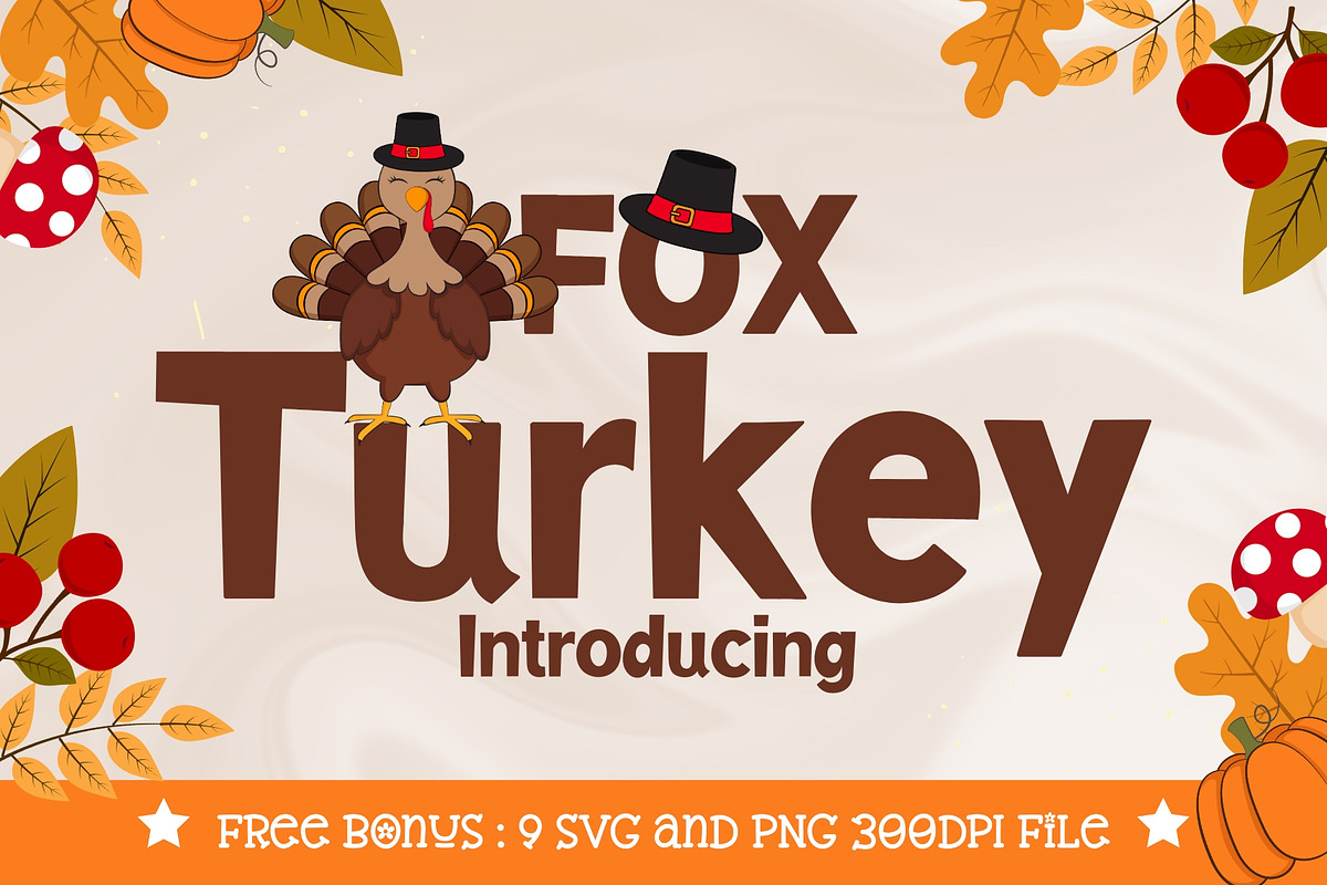 Fox Turkey Display Font, a Handwritten Font by Fox7 By Rattana (Photo 1 of 9)