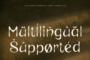 CS Gladys Drawn, a Sans Serif Font by Craft Supply Co. (Thumbnail 7 of 8)