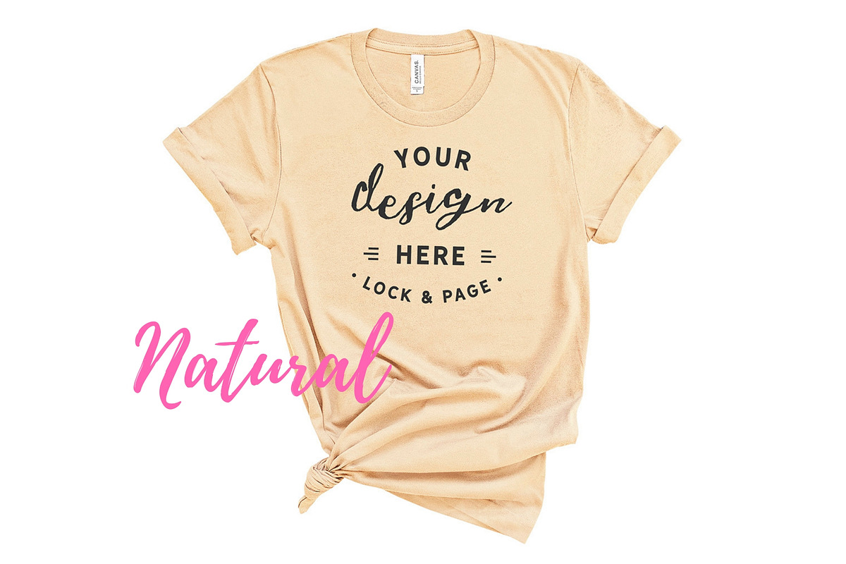 Bella Canvas TShirt Mockups On White, a Shirt Mockup by lock and page (Photo 32 of 92)
