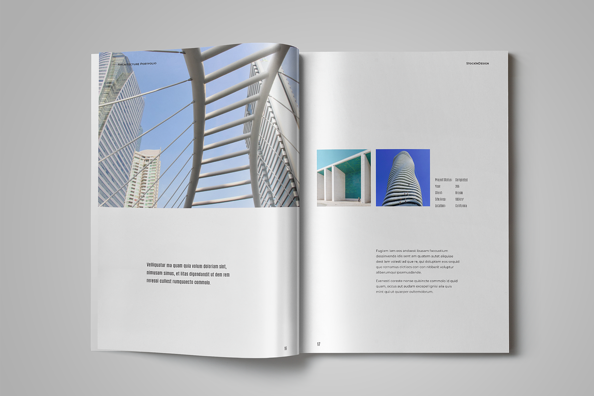 Architecture Portfolio / Brochure, a Templates & Theme by StockInDesign (Photo 5 of 7)