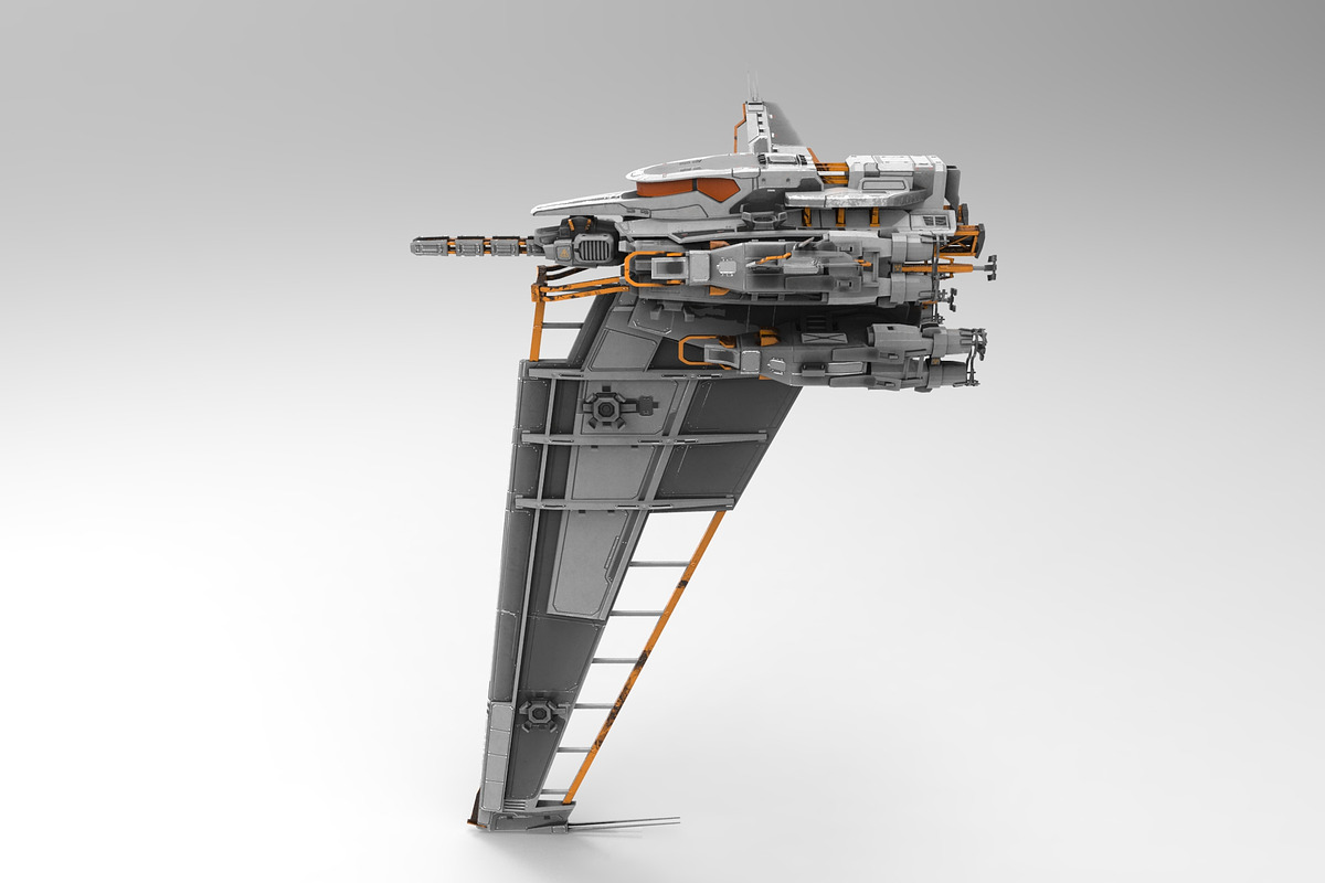 Vertical Fighter, a Cars & Vehicle 3D Model by obeyart (Photo 3 of 7)