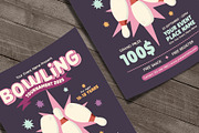 Bowling Tournament Flyer Template, a Flyer Template by Huge Dream Studio (Thumbnail 2 of 5)