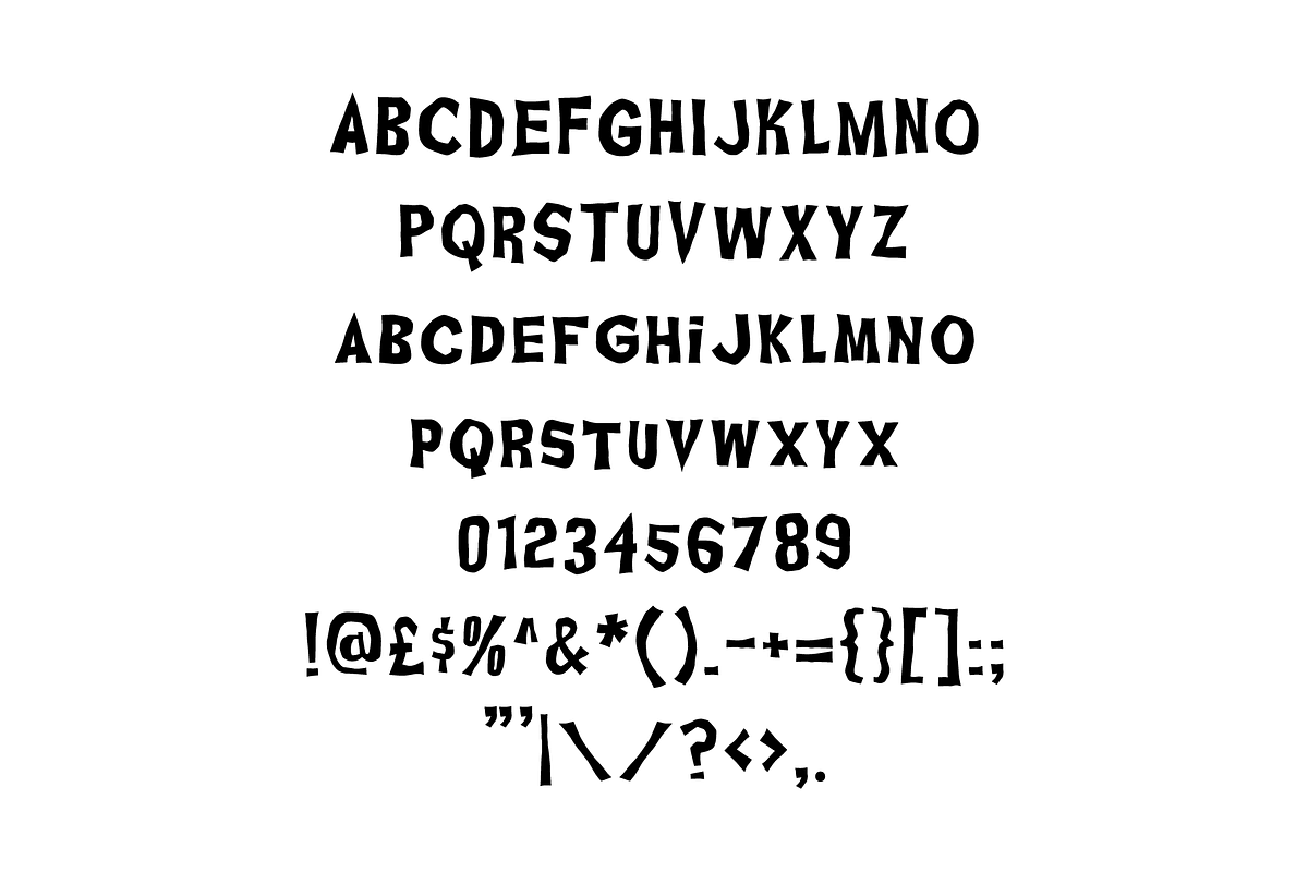Afterlife | Spooky font, a Sans Serif Font by Supersimbo © (Photo 6 of 7)