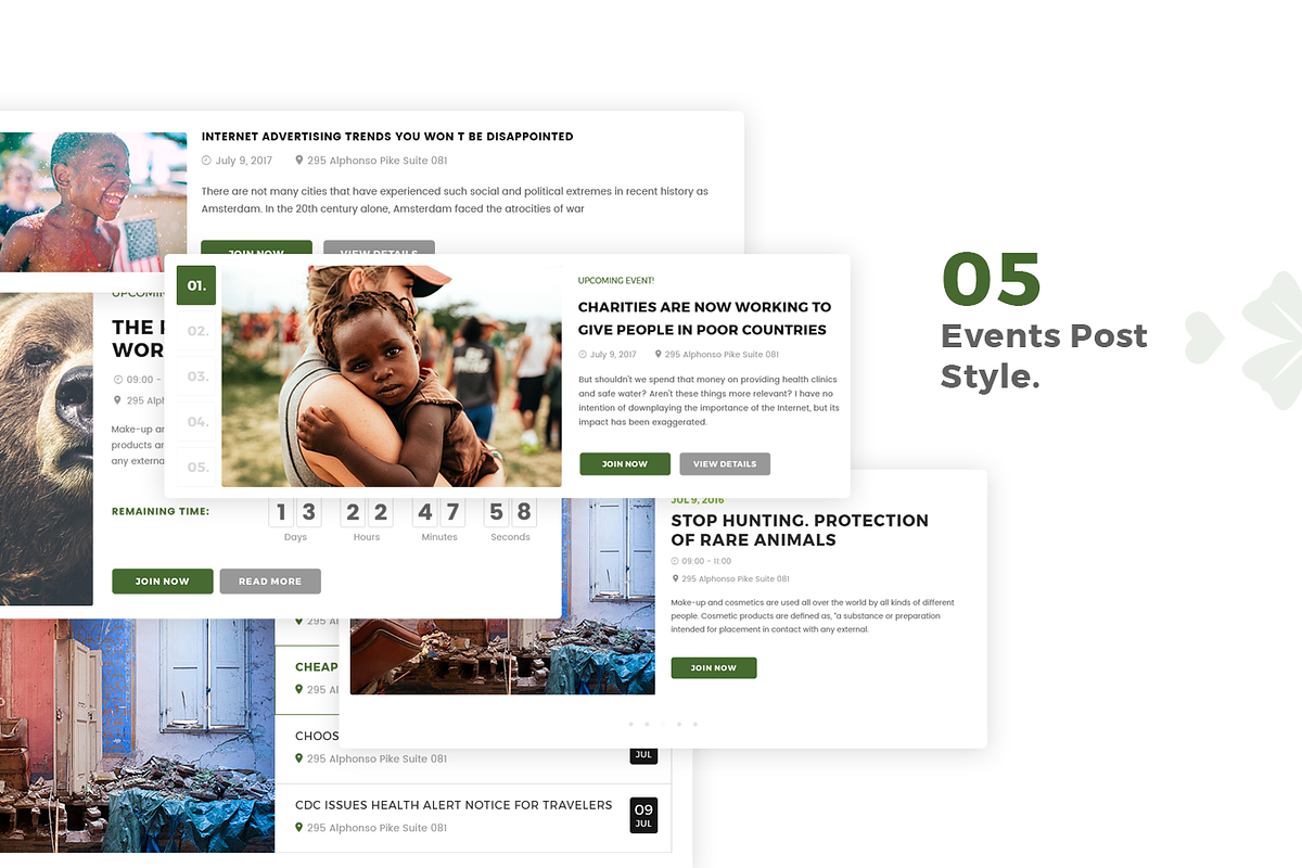 Hugs Charity/Nonprofit Template PSD, a Websites & App Template by No.13 (Photo 6 of 6)