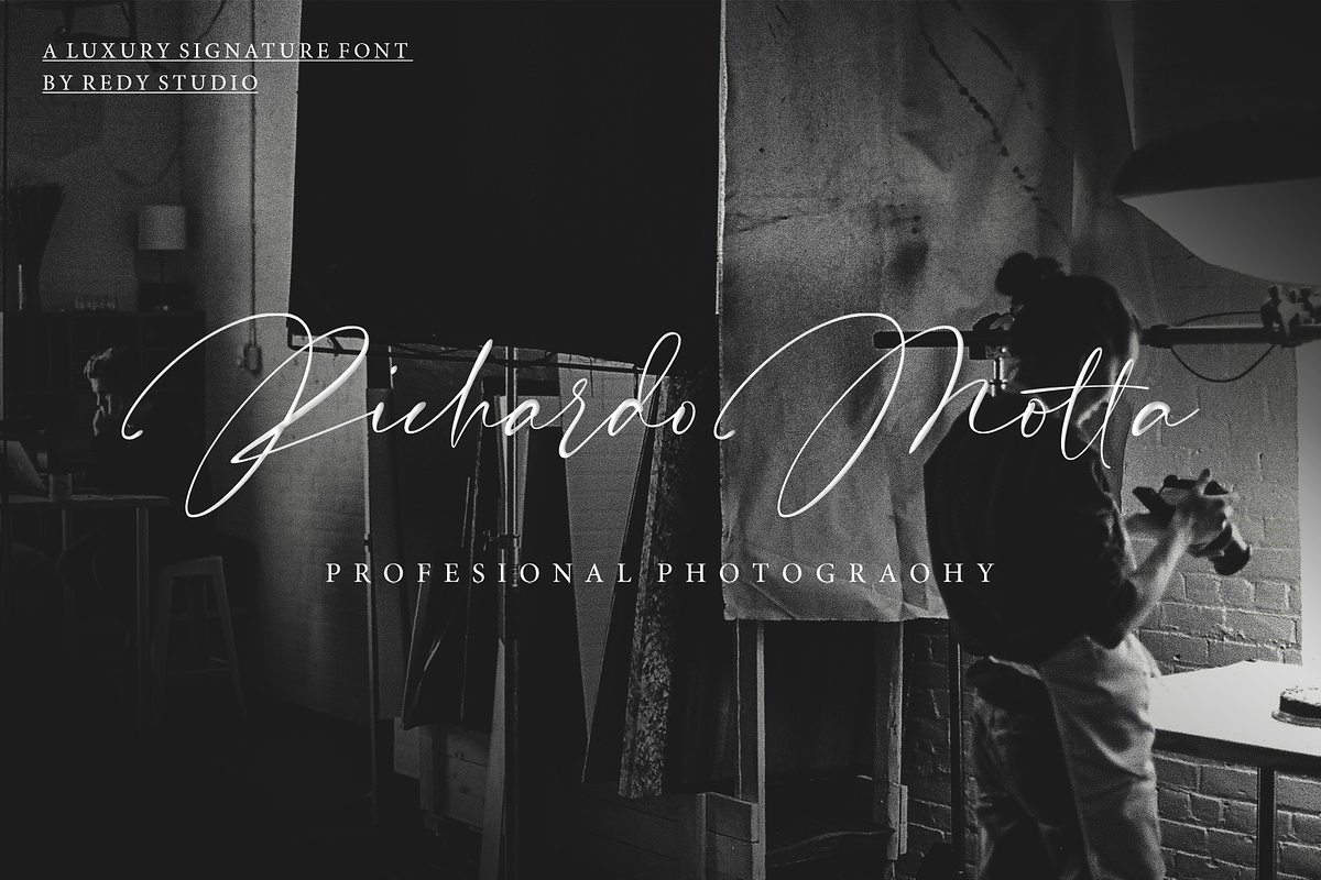 Pardone | Luxury Signature Font preview 6