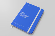 Notebook Mockup with Elastic Band, a Product Mockup by graphypix (Thumbnail 1 of 4)