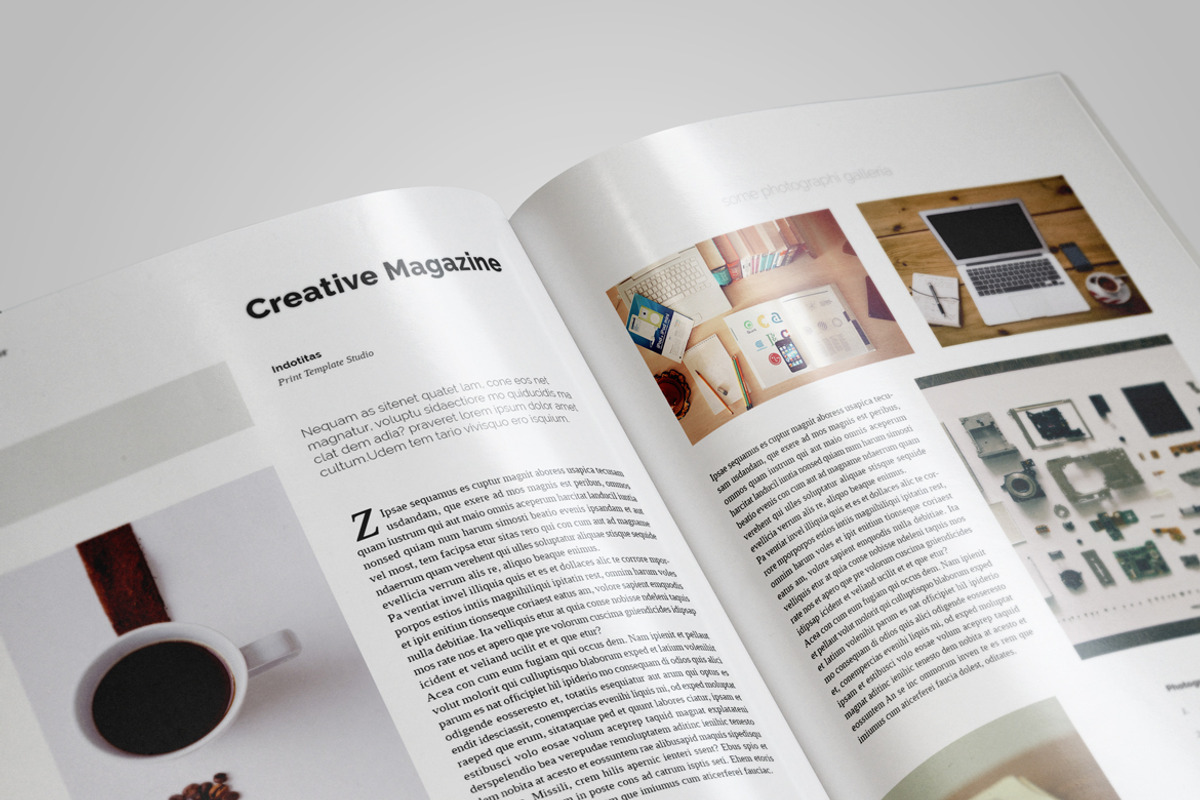 InDesign Magazine Template, a Magazine Template by Indotitas (Photo 9 of 10)