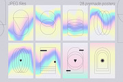 HOLOGRAPHIC Vibrant Gradient, Shapes, a Texture Graphic by Oksana Trygub (Thumbnail 9 of 16)