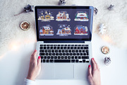 Winter Cozy House Collection, an Illustration by Alex Krugli (Thumbnail 10 of 11)