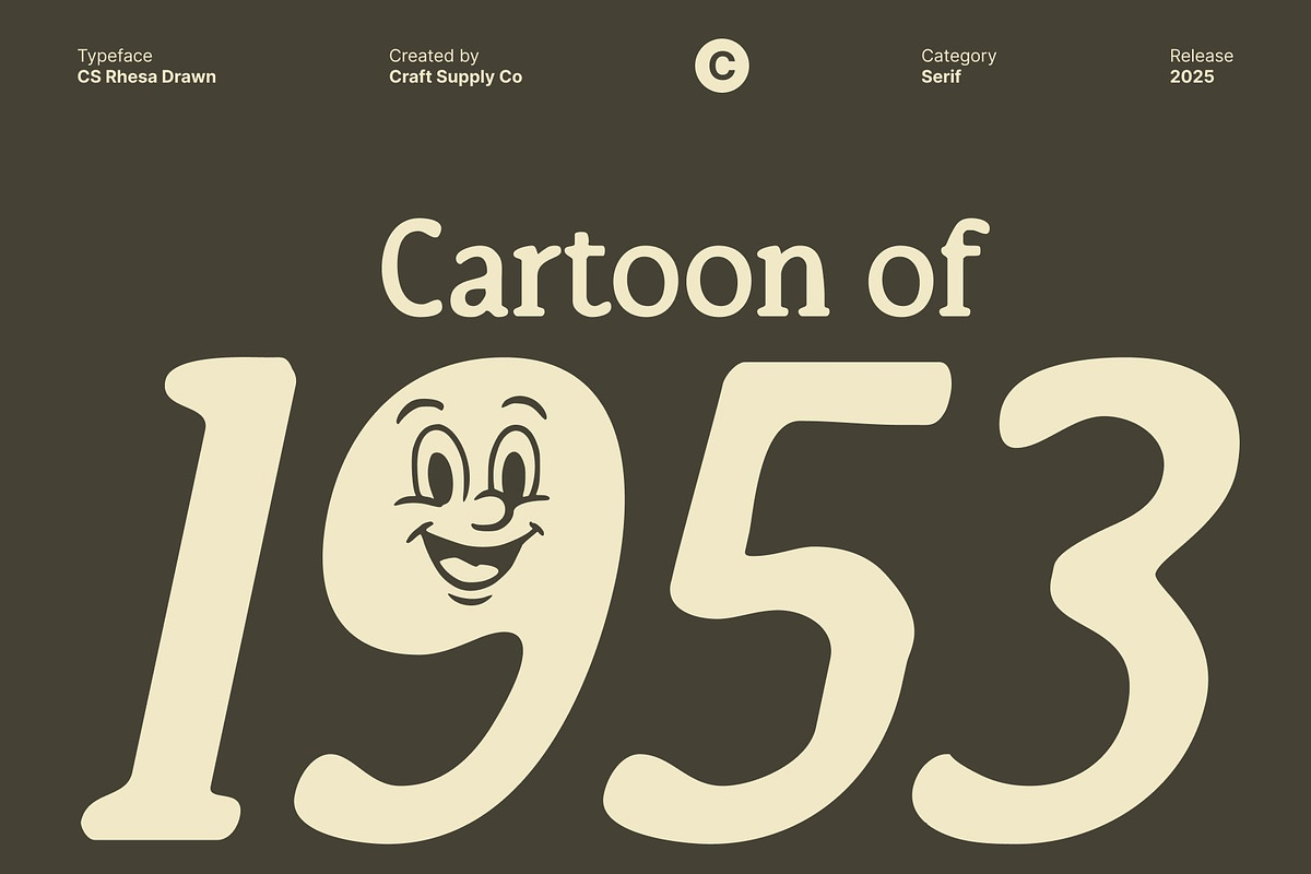 CS Rhesa Drawn, a Serif Font by Craft Supply Co. (Photo 3 of 8)