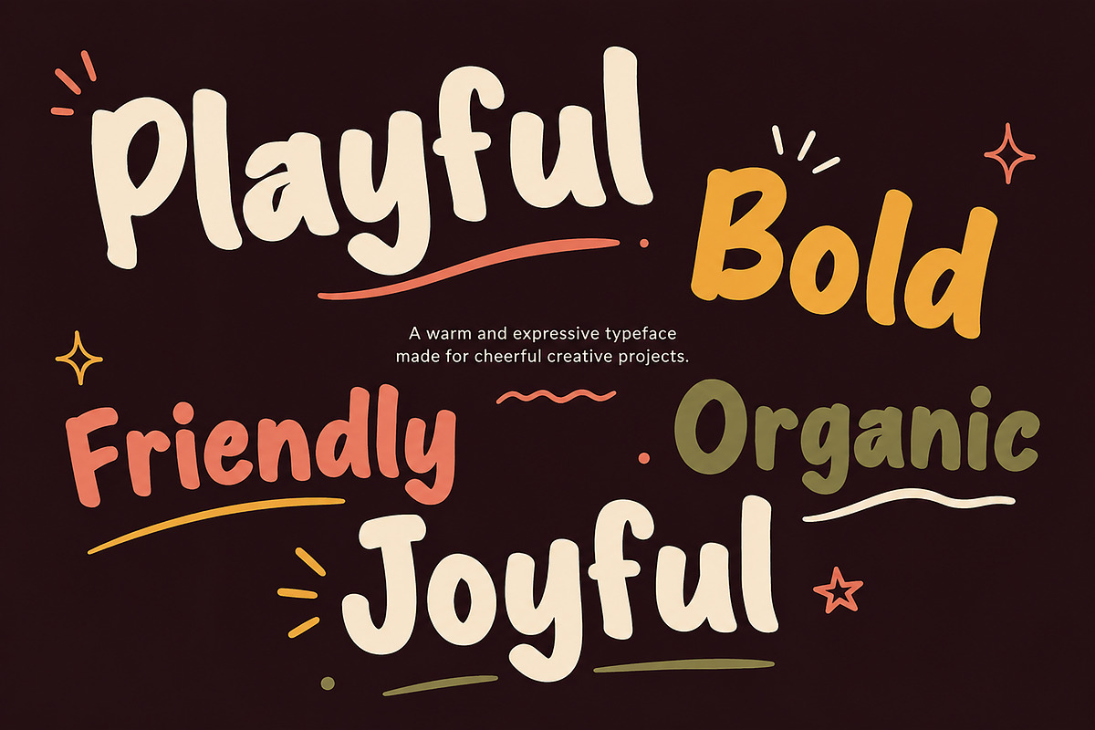 Palermoza – Playful Handwritten Font, a Handwritten Font by Wow Magic (Photo 3 of 6)