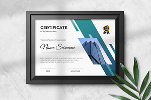 Certificate Template, a Stationery Template by Panen Creative