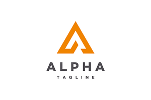 Alpha - Letter A Logo