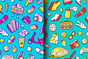 Urban lifestyle seamless patterns, a Pattern Graphic by yurlick (Thumbnail 3 of 3)