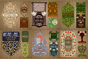 Label Art Nouveau - mega set, a Decorative Illustration by Stanislav Kharchevskyi (Thumbnail 3 of 12)