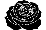 Rose Flower Silhouette Vector Bundle, an Illustration by Designer_Momina (Thumbnail 3 of 21)