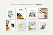 Wellness Food Social Media Template, a Social Media Template by Deepa Template Studio (Thumbnail 1 of 14)