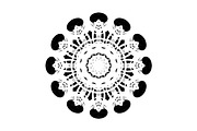 Modern Black and White Mandala Pack, a Decorative Illustration by NJ Himel (Thumbnail 9 of 101)