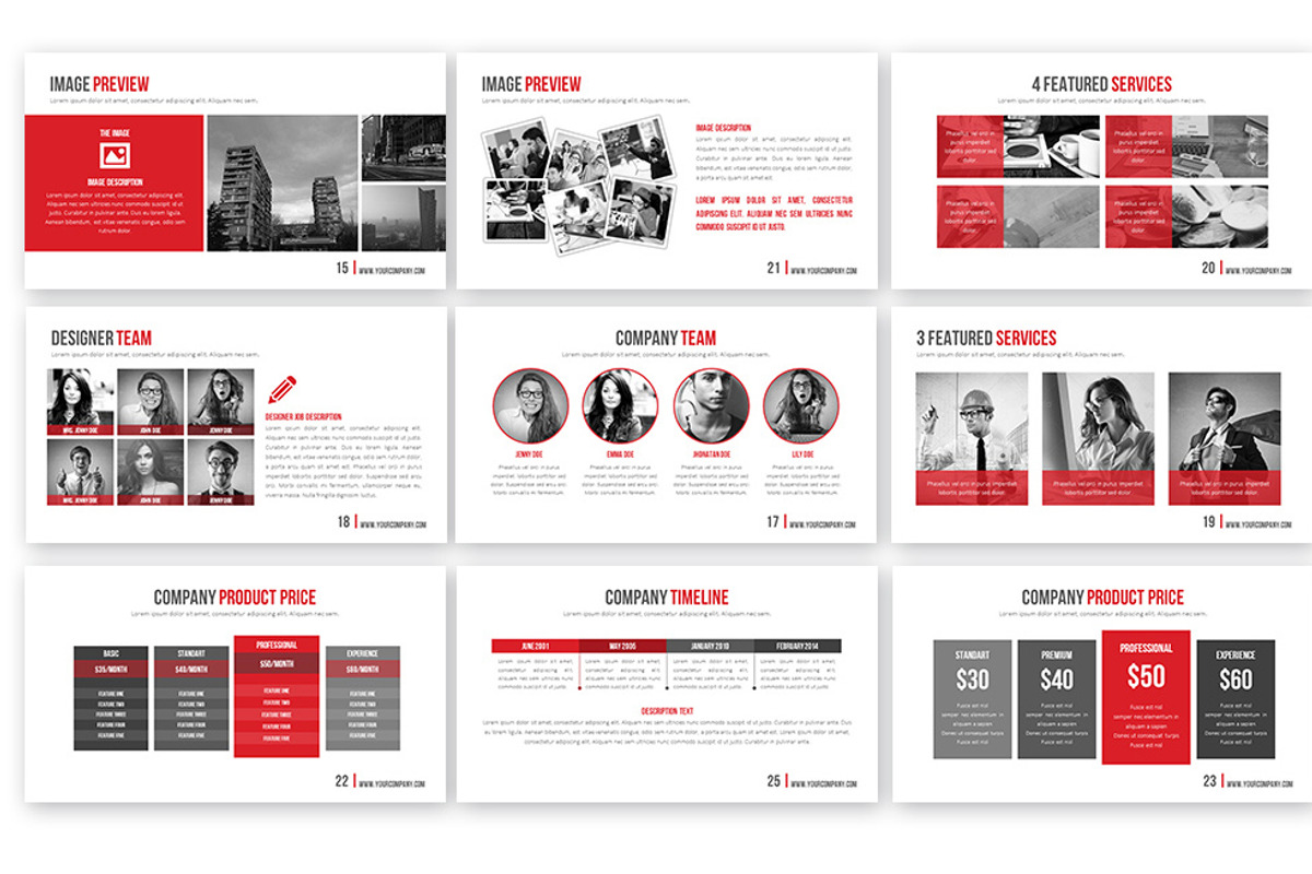 Power Template, a Presentation Template by Brandearth RRGraph
