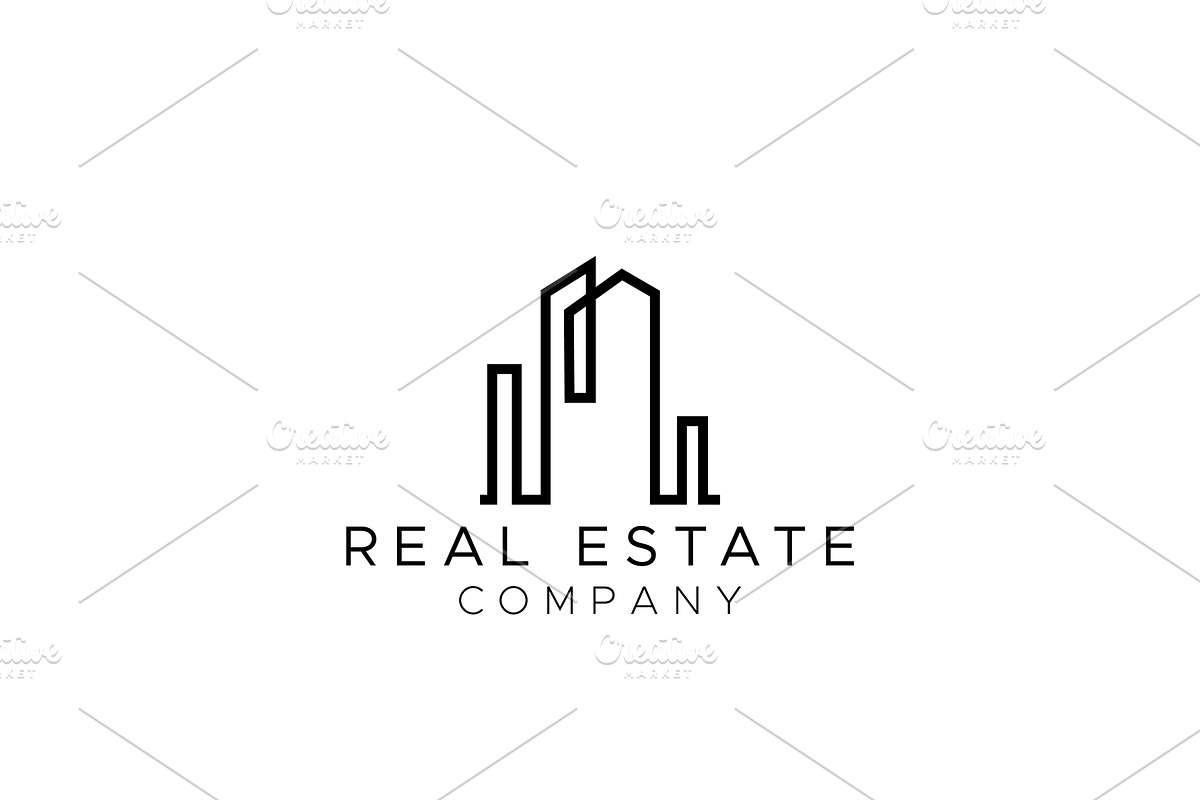 Minimalist Real Estate Logo Design, a Branding & Logo Template by AlvinStd