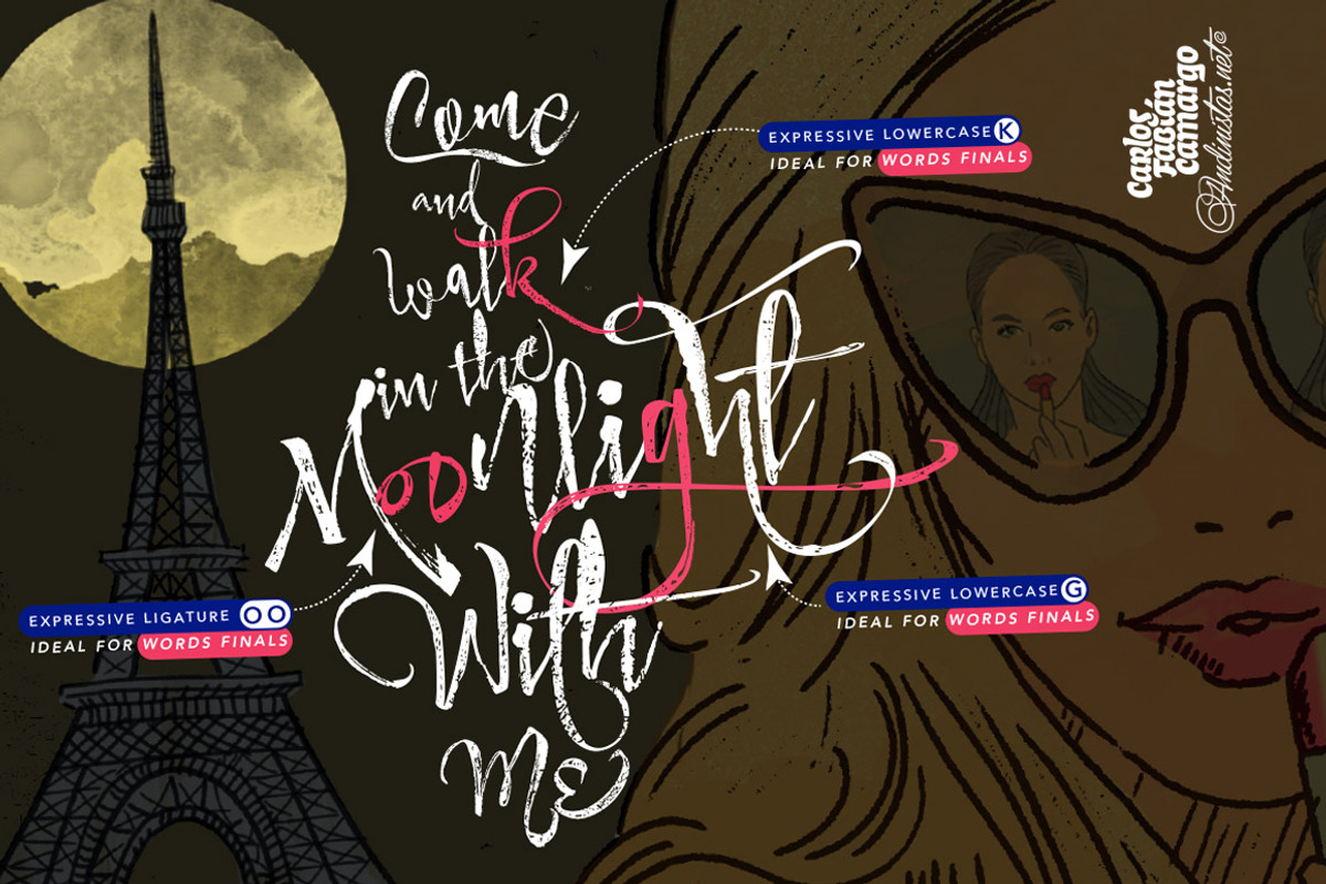 Makeup Type Family / 4 fonts preview 2