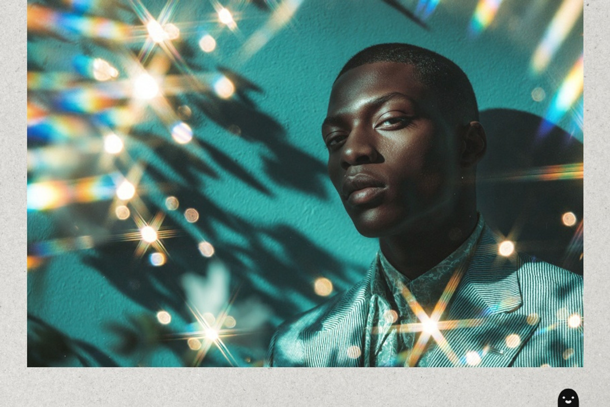 Chromatic Star Sparkle Overlays, a Texture Graphic by PhotoSpirit (Photo 7 of 8)