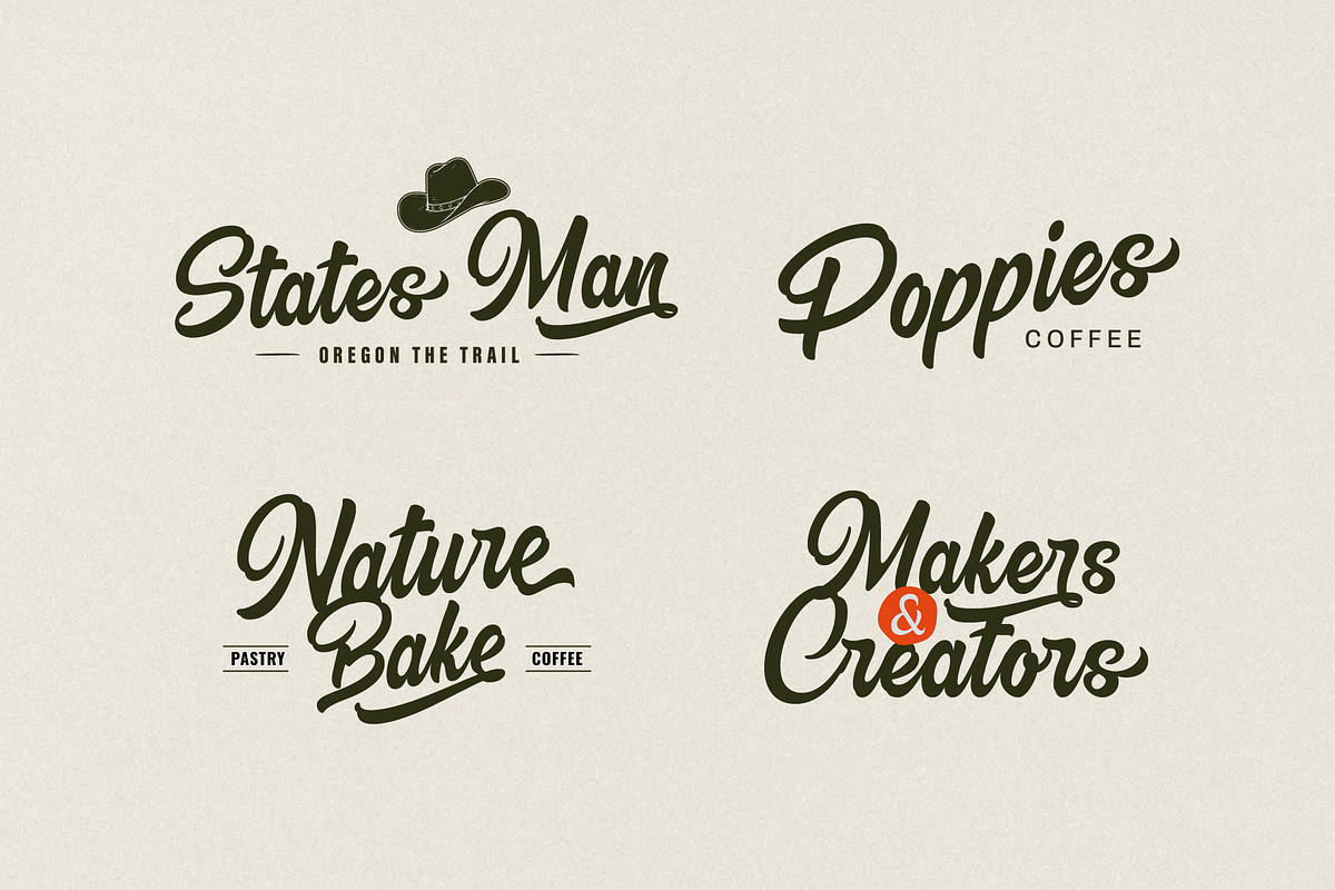Bardies Bold Script Font, a Script Font by Pipello Grafik (Photo 2 of 11)