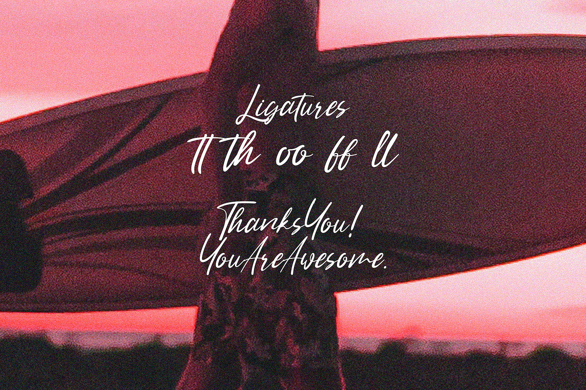 Jathselim - Handwritten Font, a Script Font by StringLabs (Photo 12 of 12)