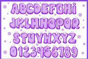 Bubble Gam-PNG fonts, a Symbol Font by It me digital art (Thumbnail 4 of 8)