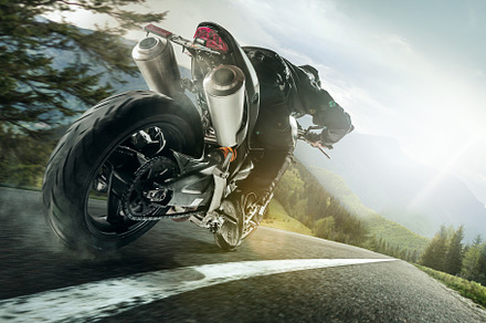 Championship of motocross, side view of sportsmen driving motorcycle, a Transportation Photo by Volodymyr Melnyk
