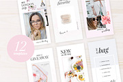 Instagram Stories Photoshop Pack, a Social Media Template by AdoredDesigns.com (Thumbnail 2 of 4)