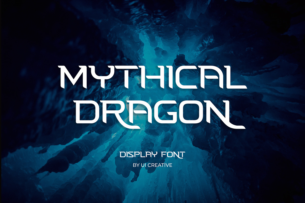 Mythical Dragon Display Serif Font, a Serif Font by UICreative (Photo 1 of 12)