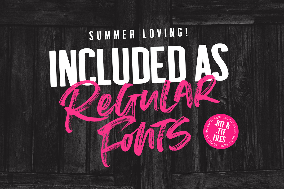 Summer Loving Font Collection, a Sans Serif Font by Nicky Laatz (Photo 34 of 43)