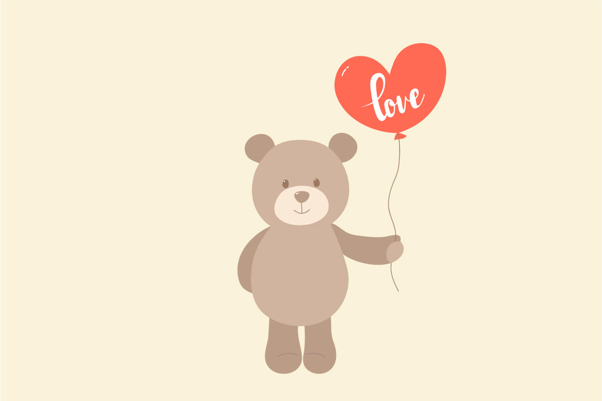 Bear in Love, a Decorative Illustration by BerryCaty (Photo 10 of 15)