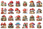 Watercolor Christmas Dog Clipart, an Illustration by SinaCreation (Thumbnail 2 of 7)