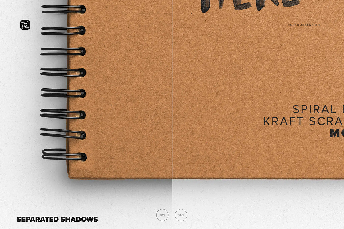 Kraft Scrapbook Mockup, a Product Mockup by Custom Scene (Photo 7 of 8)
