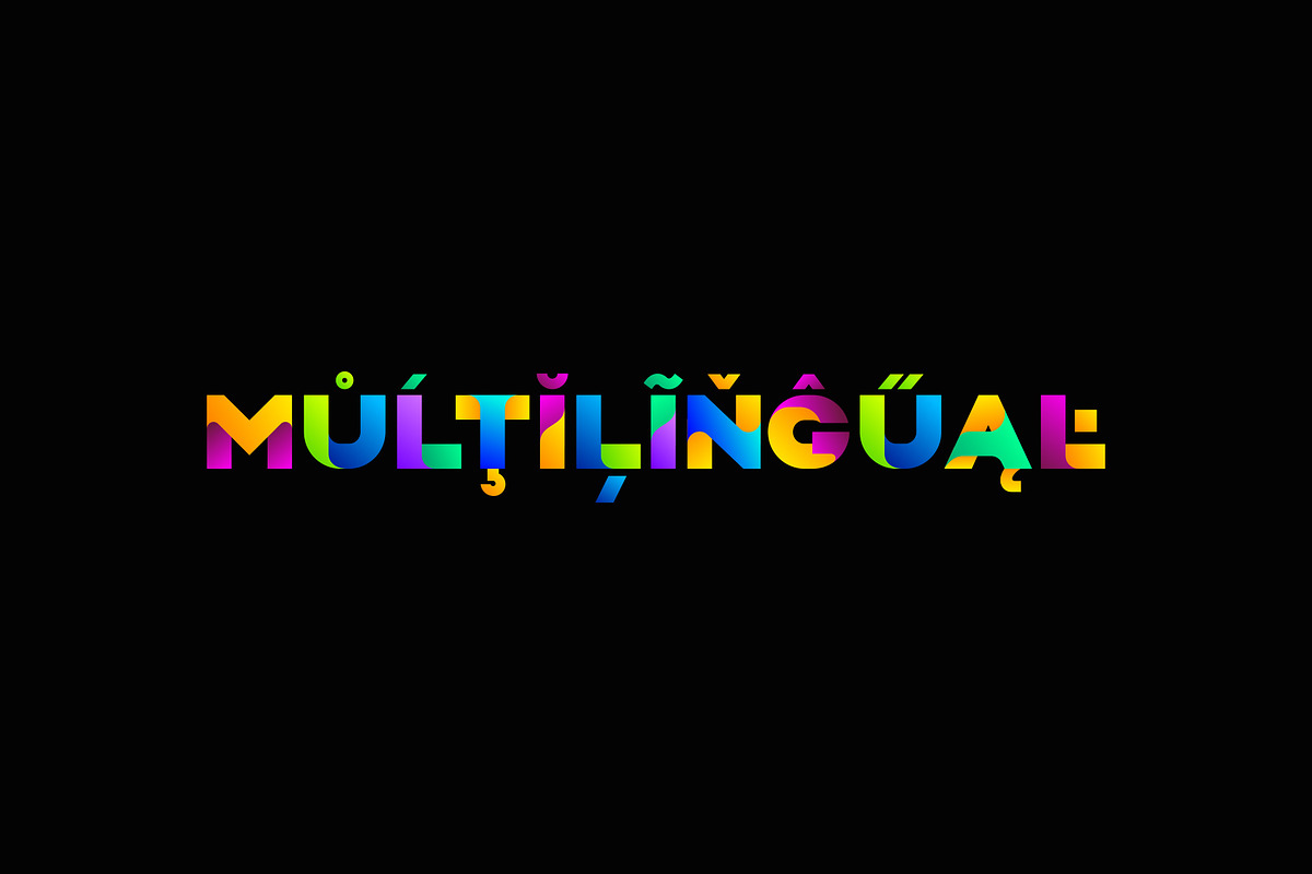 Corpoline Color Gradient OTF Font, a Font by Sentavio (Photo 4 of 5)