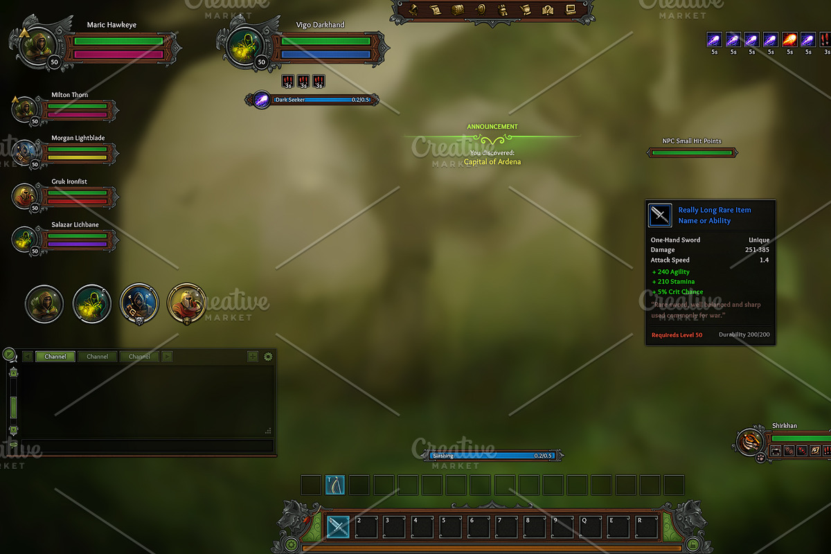 Ranger RPG GUI, a Templates & Theme by Kodiak Graphics (Photo 2 of 11)